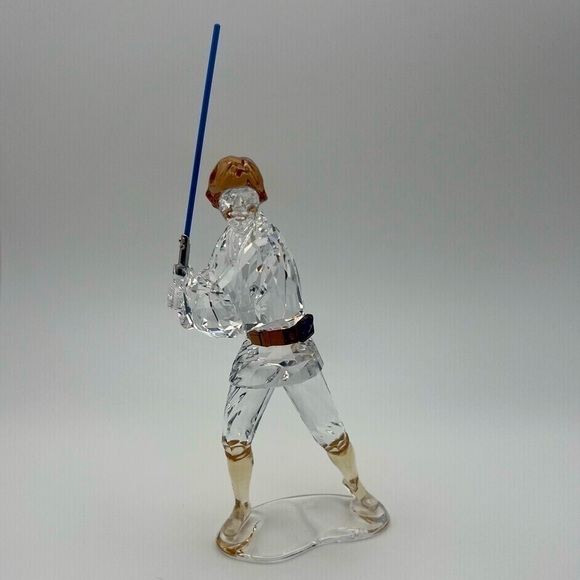 Swarovski 5506806 Luke Skywalker Figurine | Star Wars Disney Crystal Collectible - Picture 1 of 15